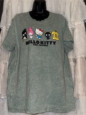 Sanrio Hello Kitty & Friends Sage Green Graphic Tee